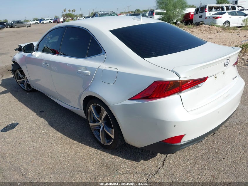 2018 Lexus Is VIN JTHBA1D2XJ5065934 IAAI salvage auction — FRONT END, Salvage Title, sold $25 on 2026-08-25 (photo 3)