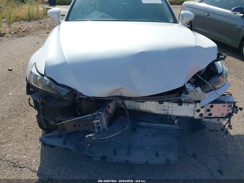 2018 Lexus Is VIN JTHBA1D2XJ5065934 IAAI salvage auction — FRONT END, Salvage Title, sold $25 on 2026-08-25 (photo 6)