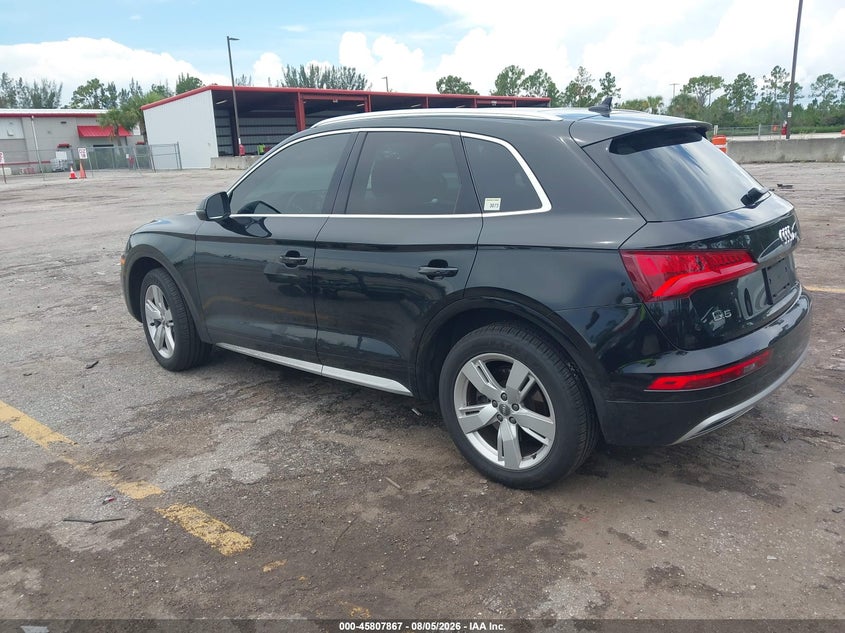 2019 Audi Q5 VIN WA1BNAFY6K2052330 IAAI salvage auction — RIGHT SIDE, Salvage Title, sold $9,000 on 2026-08-25 (photo 3)