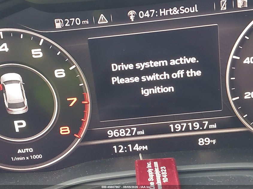 2019 Audi Q5 VIN WA1BNAFY6K2052330 IAAI salvage auction — RIGHT SIDE, Salvage Title, sold $9,000 on 2026-08-25 (photo 7)