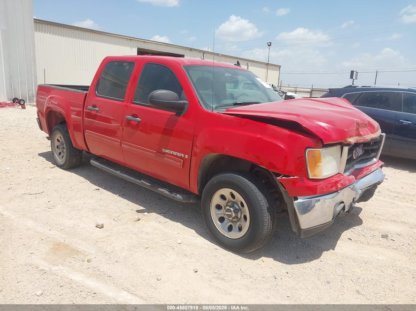 2008 Gmc Sierra 1500 VIN 3GTEC13CX8G206927 IAAI salvage auction — FRONT END, Original (Texas), sold $3,650 on 2026-10-01 (photo 1)
