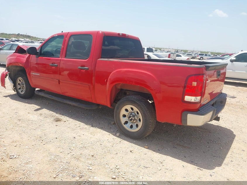 2008 Gmc Sierra 1500 VIN 3GTEC13CX8G206927 IAAI salvage auction — FRONT END, Original (Texas), sold $3,650 on 2026-10-01 (photo 3)
