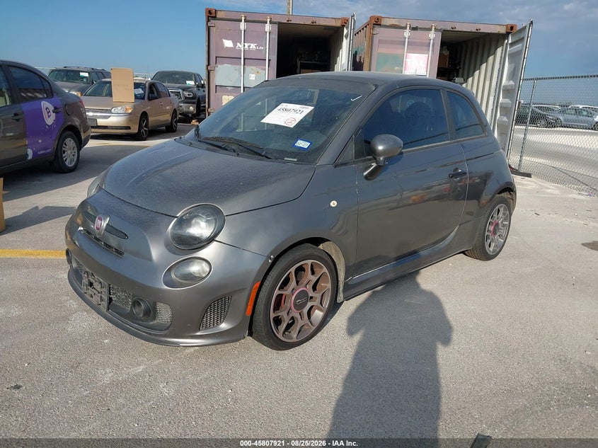 2013 Fiat 500 VIN 3C3CFFHH9DT613532 IAAI salvage auction — NORMAL WEAR, Original (Texas), sold $1,875 on 2026-09-11 (photo 2)
