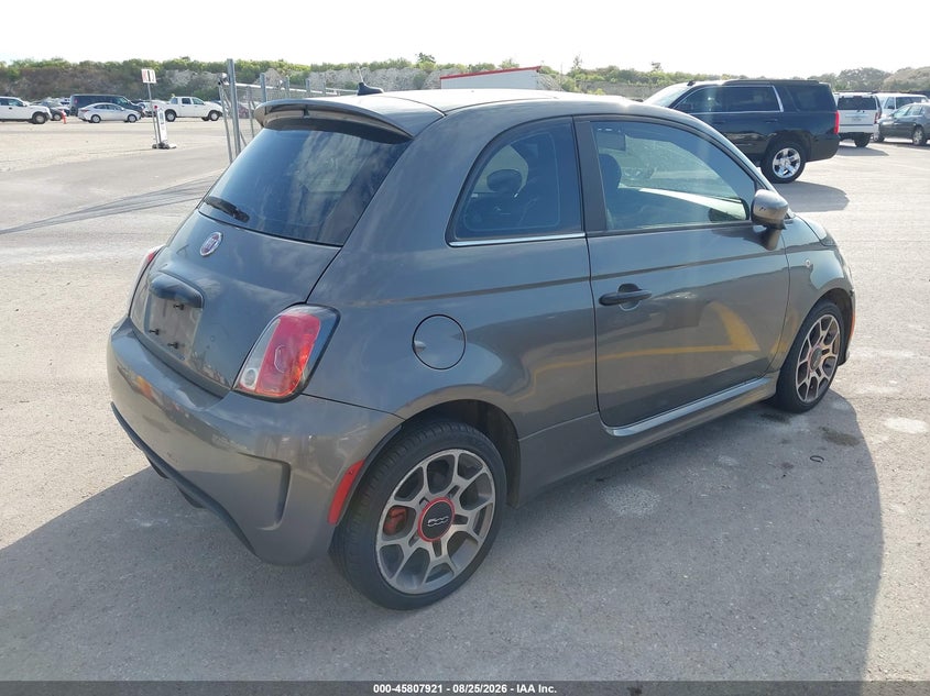 2013 Fiat 500 VIN 3C3CFFHH9DT613532 IAAI salvage auction — NORMAL WEAR, Original (Texas), sold $1,875 on 2026-09-11 (photo 4)