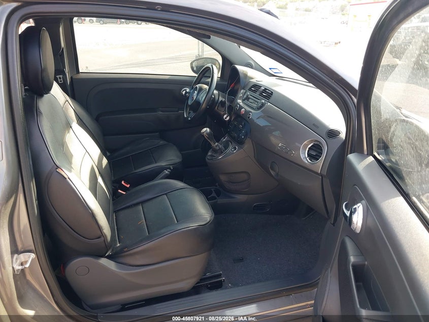 2013 Fiat 500 VIN 3C3CFFHH9DT613532 IAAI salvage auction — NORMAL WEAR, Original (Texas), sold $1,875 on 2026-09-11 (photo 5)