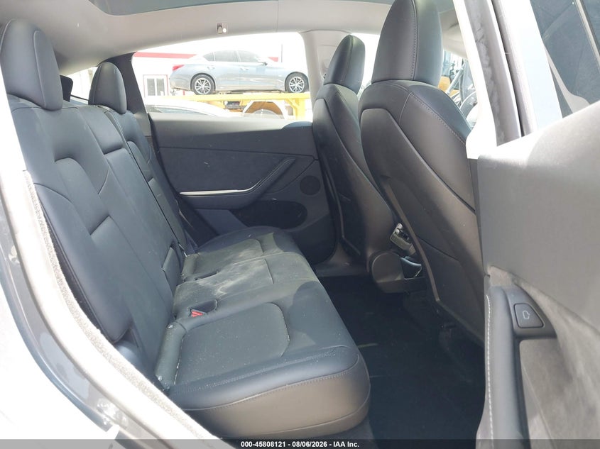 2023 Tesla Model y VIN 7SAYGDEE3PA137620 IAAI salvage auction — RIGHT FRONT, Salvage Title, sold $12,600 on 2026-08-21 (photo 8)