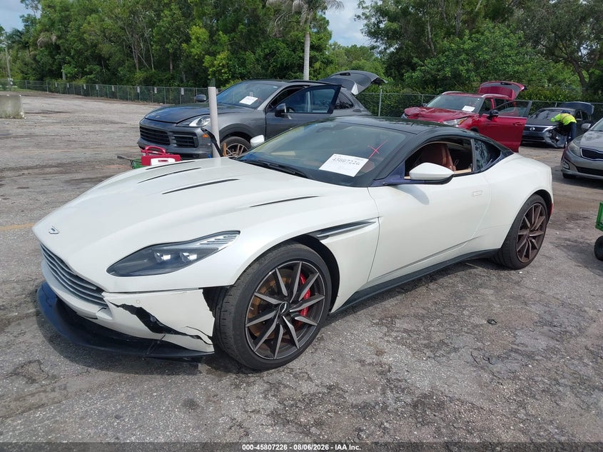 2017 Aston martin Db11 VIN SCFRMFAV1HGL02877 IAAI salvage auction — LEFT FRONT, Salvage Title, sold $43,750 on 2026-09-14 (photo 2)