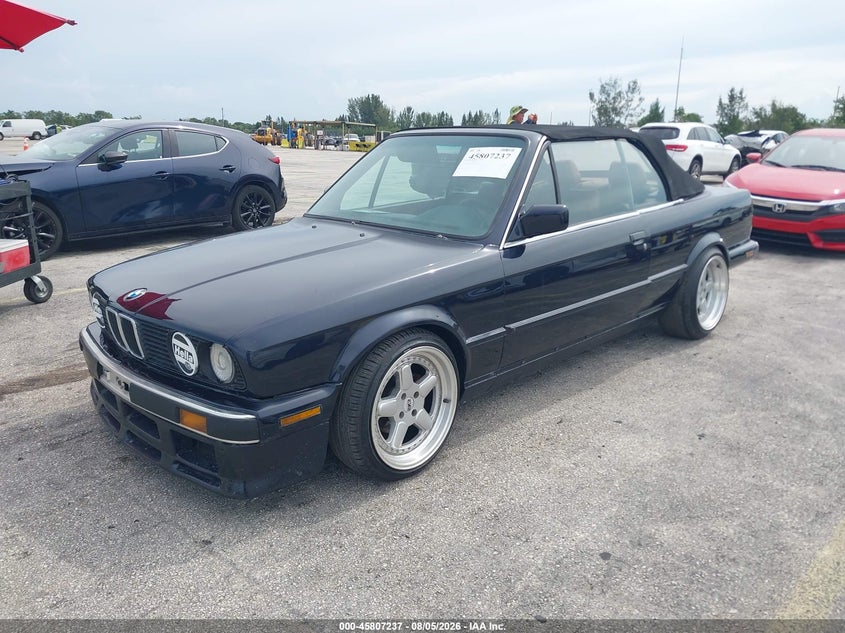 1988 BMW 3 series VIN WBABB1305J8273097 IAAI salvage auction — MECHANICAL, Clear (Florida), sold $10,075 on 2026-08-20 (photo 2)