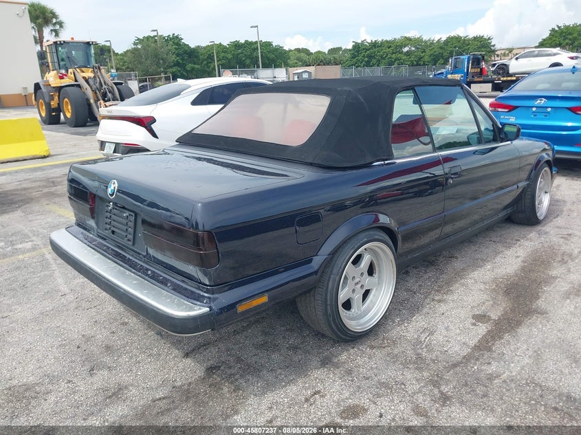 1988 BMW 3 series VIN WBABB1305J8273097 IAAI salvage auction — MECHANICAL, Clear (Florida), sold $10,075 on 2026-08-20 (photo 4)