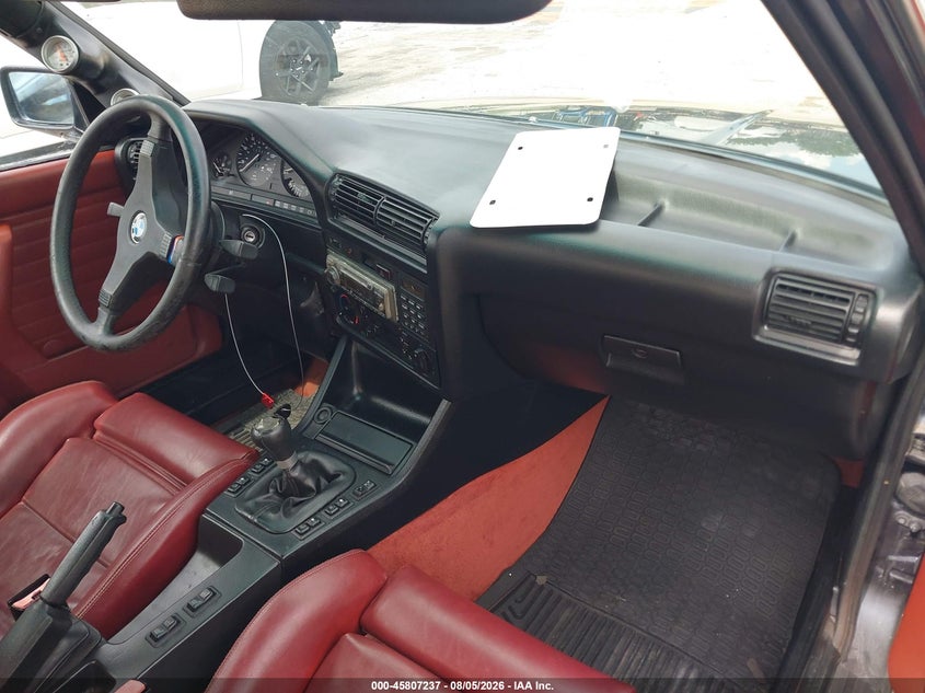 1988 BMW 3 series VIN WBABB1305J8273097 IAAI salvage auction — MECHANICAL, Clear (Florida), sold $10,075 on 2026-08-20 (photo 5)