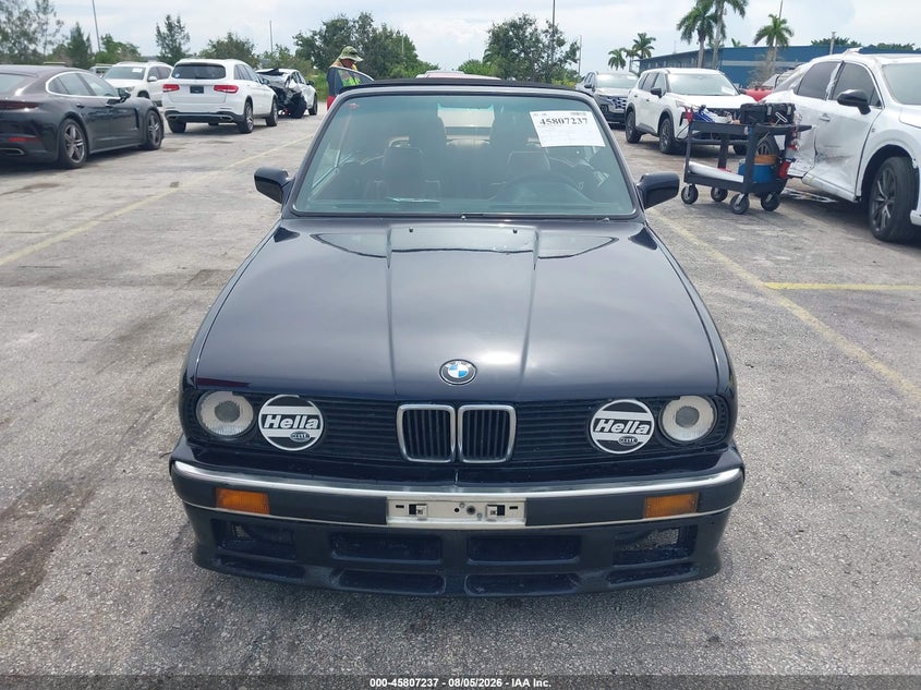 1988 BMW 3 series VIN WBABB1305J8273097 IAAI salvage auction — MECHANICAL, Clear (Florida), sold $10,075 on 2026-08-20 (photo 6)