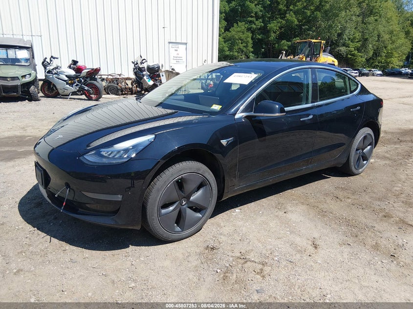 2019 Tesla Model 3 VIN 5YJ3E1EB9KF384394 IAAI salvage auction — NORMAL WEAR, Original (Vermont), sold $5,050 on 2026-08-23 (photo 2)
