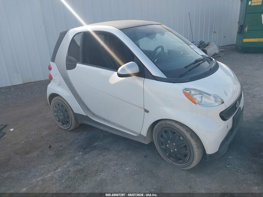 2014 Smart Fortwo VIN WMEEJ3BA6EK736495 IAAI salvage auction — LEFT SIDE, Salvage (Oklahoma), sold $1,150 on 2026-09-23 (photo 1)