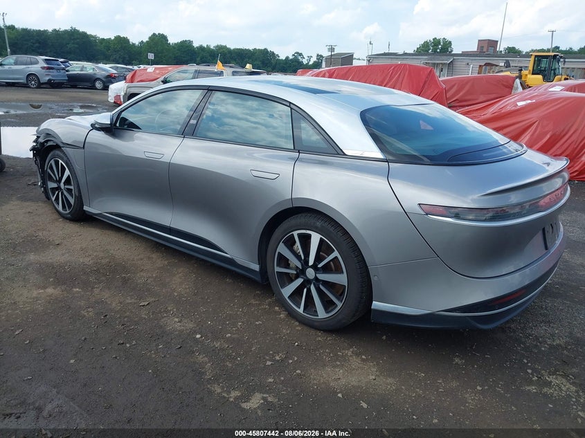 2022 Lucid Air VIN 50EA1GBA8NA005427 IAAI salvage auction — FRONT END, Salvage Title, sold $9,700 on 2026-08-28 (photo 3)