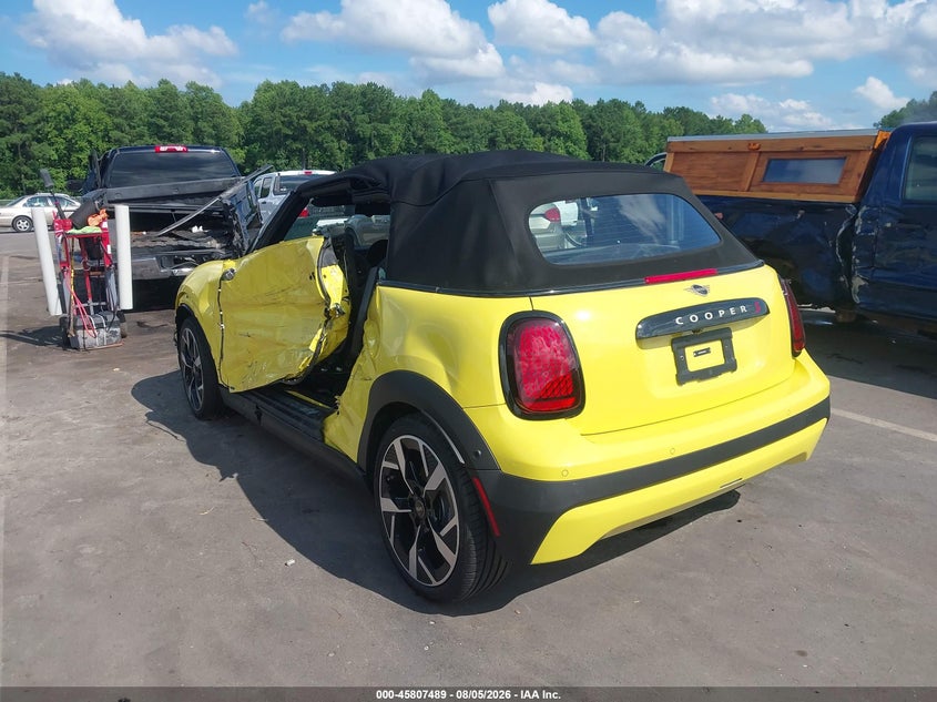 2026 Mini Convertible VIN WMW23GX03T2Y78087 IAAI salvage auction — LEFT SIDE, Salvage Title, sold $10,700 on 2026-09-09 (photo 3)