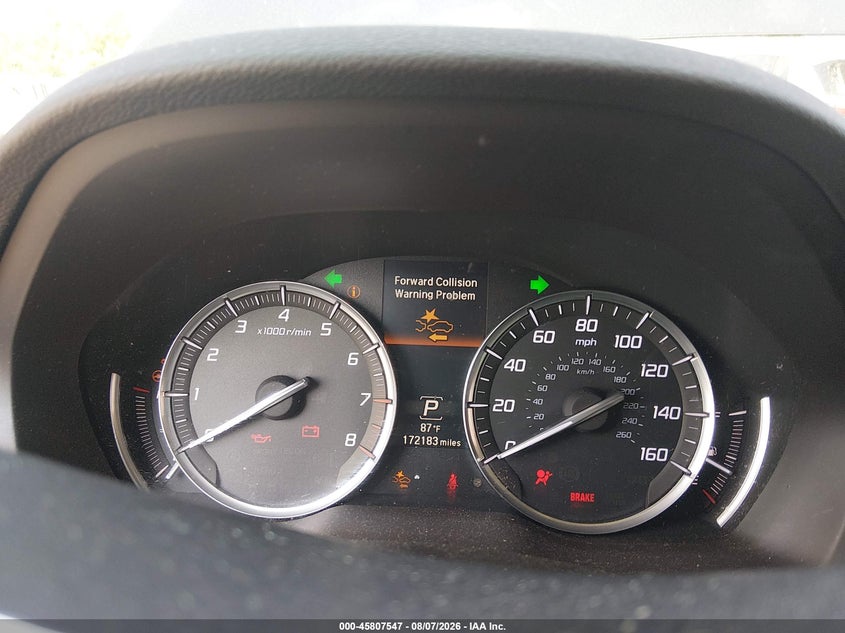2016 Acura Mdx VIN 5FRYD3H41GB002608 IAAI salvage auction — RIGHT SIDE, Salvage Title, sold $1,550 on 2026-09-12 (photo 7)