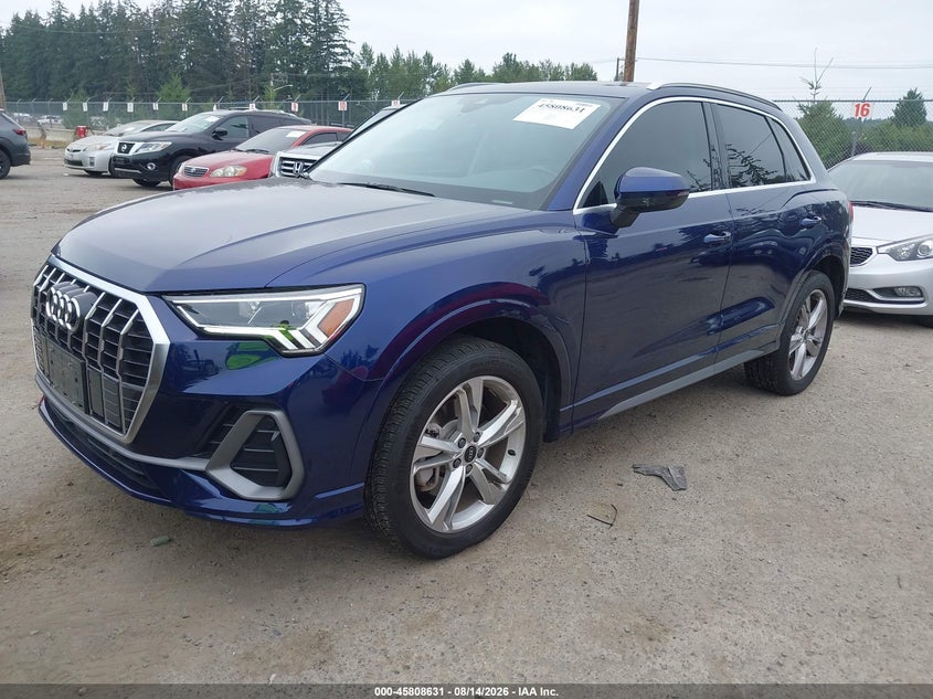 2024 Audi Q3 VIN WA1EECF39R1040864 IAAI salvage auction — RIGHT SIDE, Bill Of Sale (Washington), sold $13,300 on 2026-09-02 (photo 2)