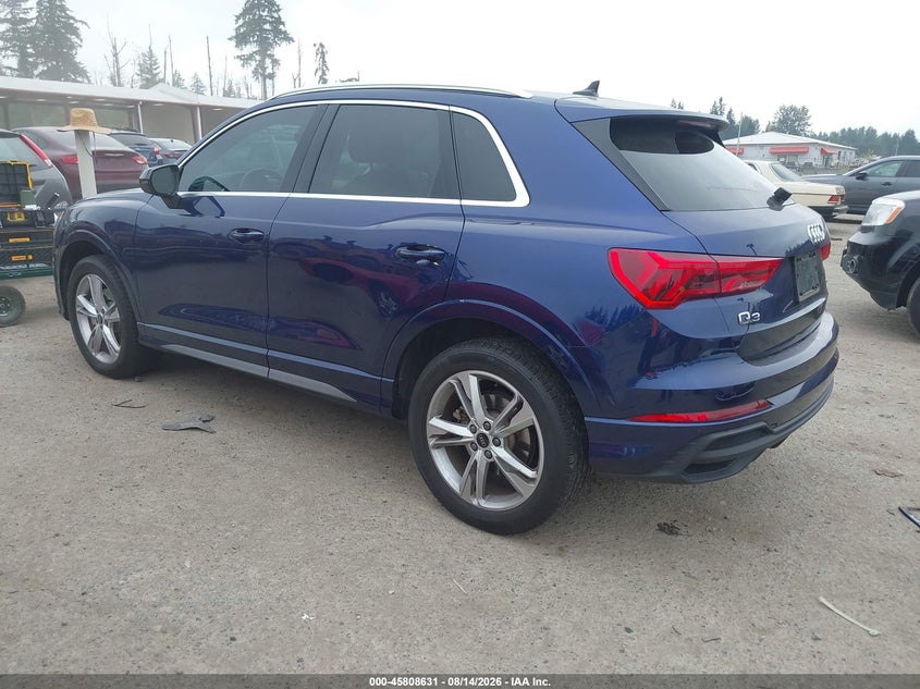 2024 Audi Q3 VIN WA1EECF39R1040864 IAAI salvage auction — RIGHT SIDE, Bill Of Sale (Washington), sold $13,300 on 2026-09-02 (photo 3)