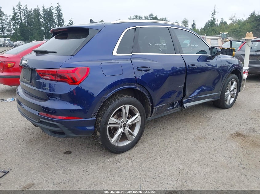 2024 Audi Q3 VIN WA1EECF39R1040864 IAAI salvage auction — RIGHT SIDE, Bill Of Sale (Washington), sold $13,300 on 2026-09-02 (photo 4)