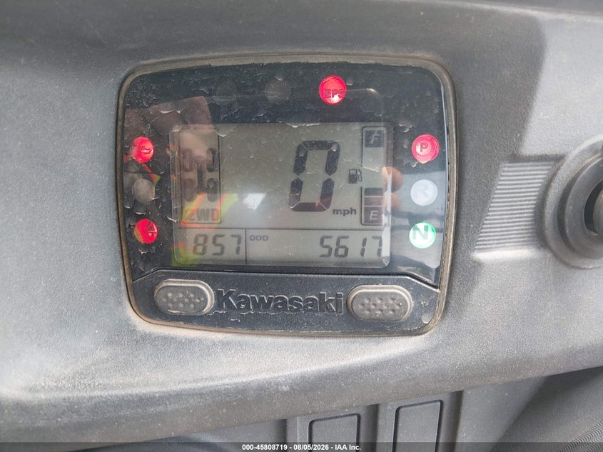 2017 Kawasaki VIN JKBRTCG16HB504752 IAAI salvage auction — ROLLOVER, Salvage (Utah), sold $1,600 on 2026-09-09 (photo 7)