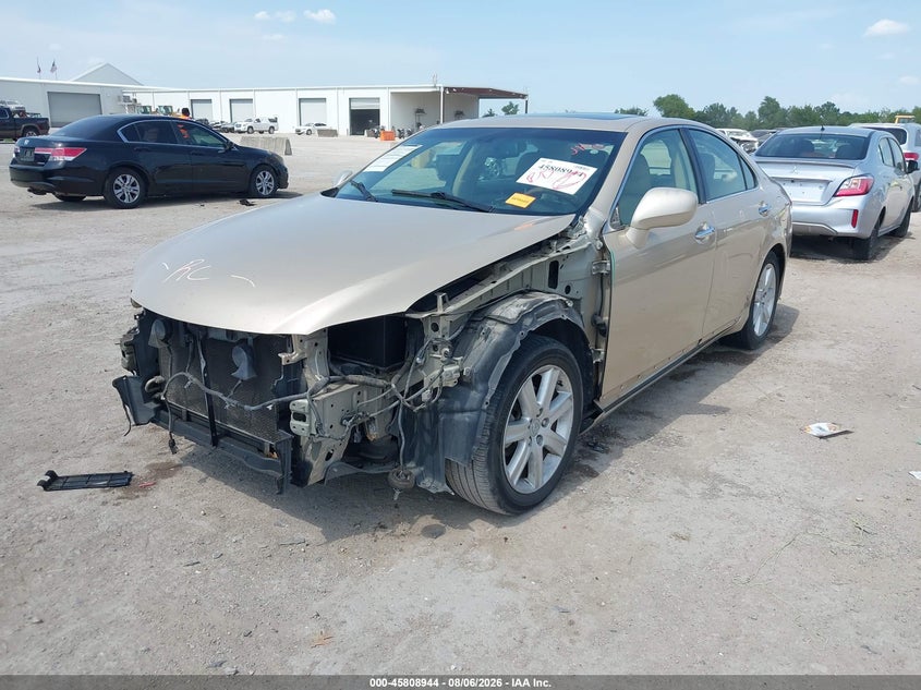 2007 Lexus ES VIN JTHBJ46G472062175 IAAI salvage auction — LEFT SIDE, Original (Texas), sold $975 on 2026-09-16 (photo 2)