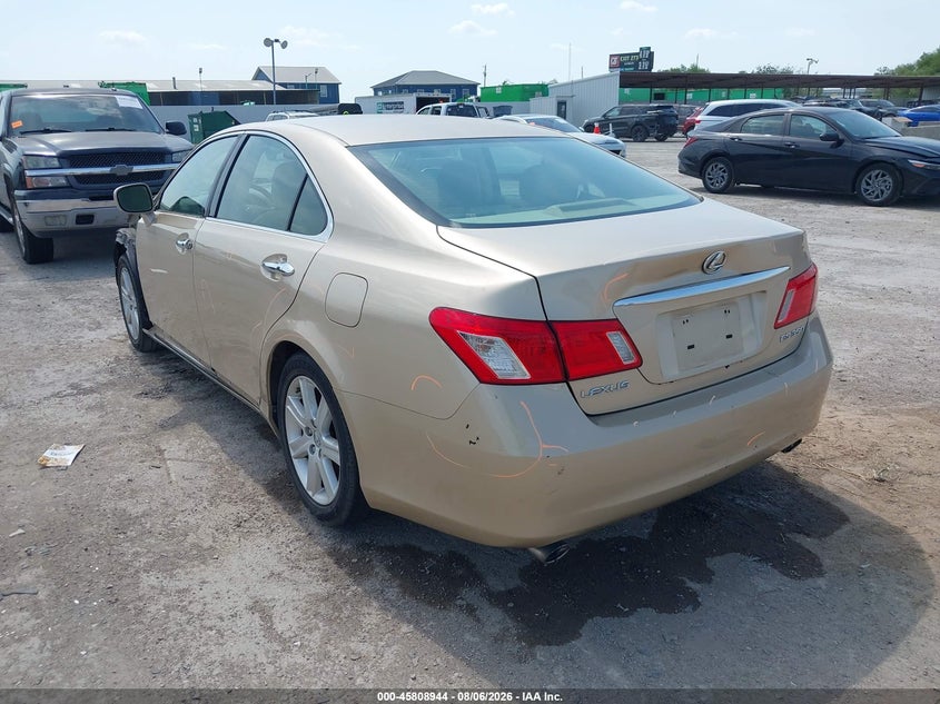 2007 Lexus ES VIN JTHBJ46G472062175 IAAI salvage auction — LEFT SIDE, Original (Texas), sold $975 on 2026-09-16 (photo 3)