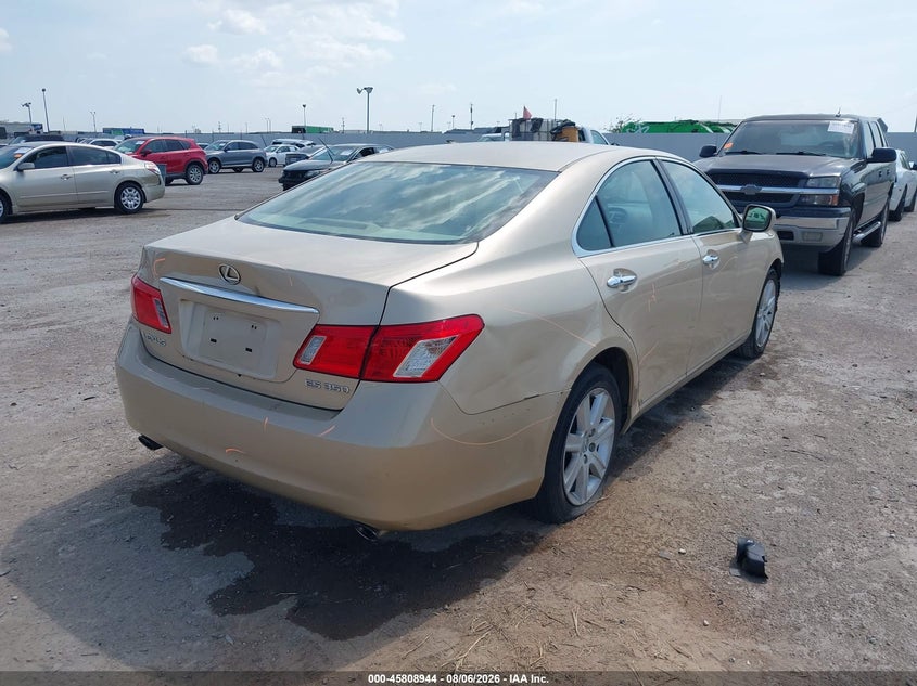 2007 Lexus ES VIN JTHBJ46G472062175 IAAI salvage auction — LEFT SIDE, Original (Texas), sold $975 on 2026-09-16 (photo 4)