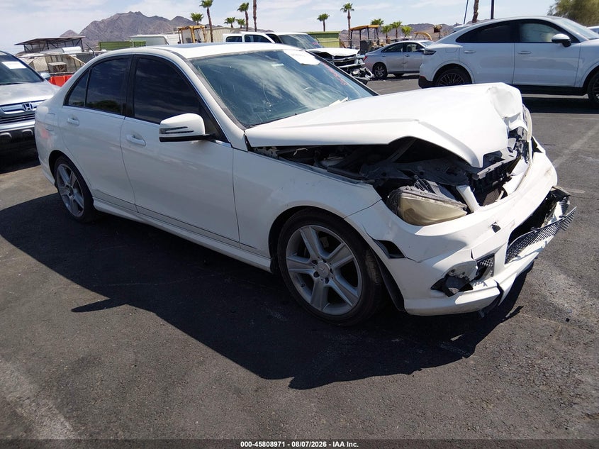 2010 Mercedes-benz C class VIN WDDGF5EB3AR119846 IAAI salvage auction — FRONT END, Salvage (Nevada), sold $100 on 2026-08-21 (photo 1)