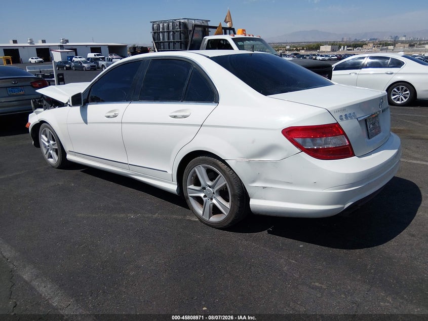 2010 Mercedes-benz C class VIN WDDGF5EB3AR119846 IAAI salvage auction — FRONT END, Salvage (Nevada), sold $100 on 2026-08-21 (photo 3)