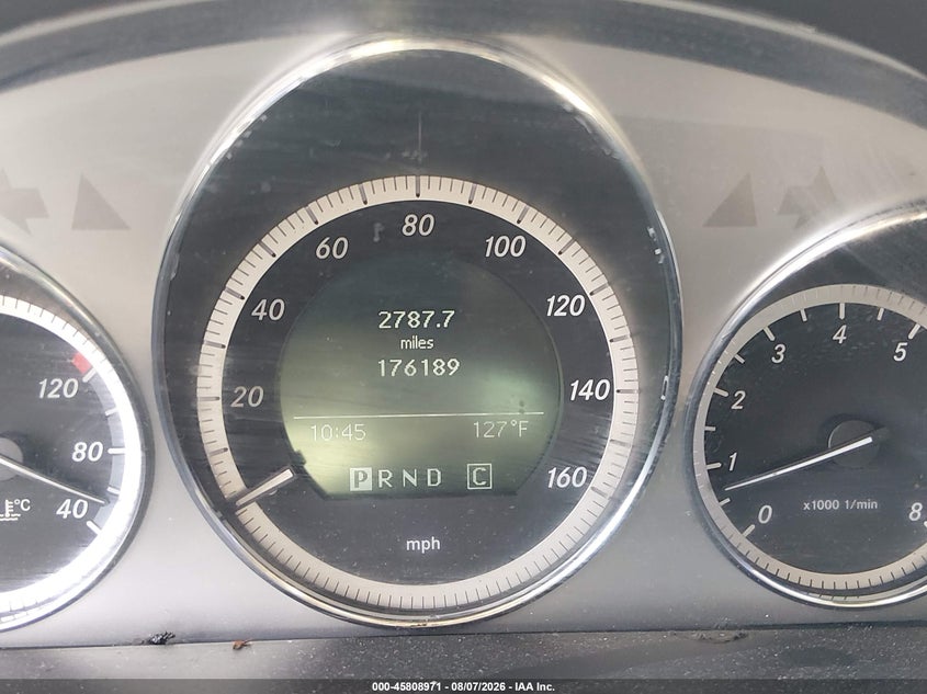 2010 Mercedes-benz C class VIN WDDGF5EB3AR119846 IAAI salvage auction — FRONT END, Salvage (Nevada), sold $100 on 2026-08-21 (photo 7)