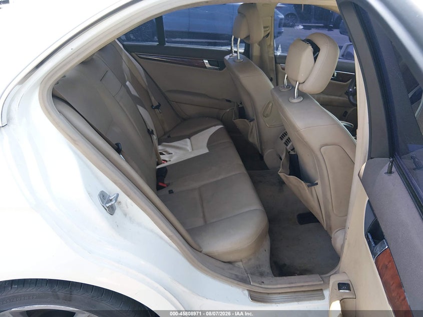 2010 Mercedes-benz C class VIN WDDGF5EB3AR119846 IAAI salvage auction — FRONT END, Salvage (Nevada), sold $100 on 2026-08-21 (photo 8)