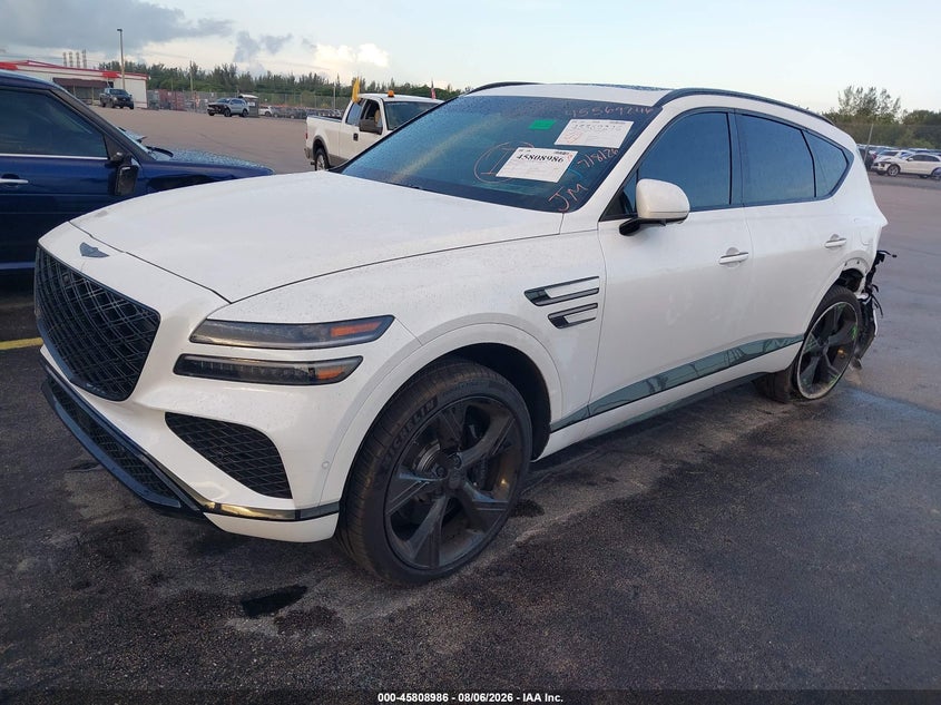2026 Genesis Gv80 VIN KMUHCESC1TU312031 IAAI salvage auction — REAR END, Salvage Title, sold $45,800 on 2026-09-10 (photo 2)