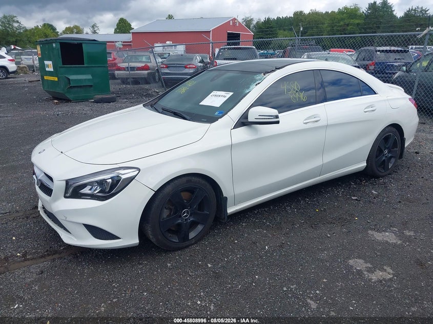 2016 Mercedes-benz Cla-klasse VIN WDDSJ4GB7GN309004 IAAI salvage auction — FRONT END, Salvage (Virginia), sold $1,850 on 2026-08-18 (photo 2)