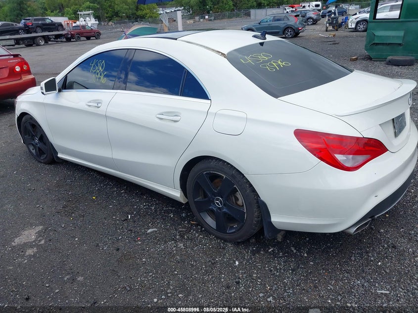 2016 Mercedes-benz Cla-klasse VIN WDDSJ4GB7GN309004 IAAI salvage auction — FRONT END, Salvage (Virginia), sold $1,850 on 2026-08-18 (photo 3)