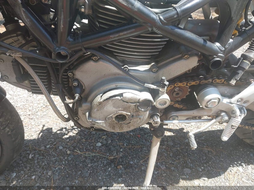 2006 Ducati Monster VIN ZDM1RAAN56B084778 IAAI salvage auction — SIDE, Salvage (Virginia), sold $150 on 2026-09-02 (photo 9)