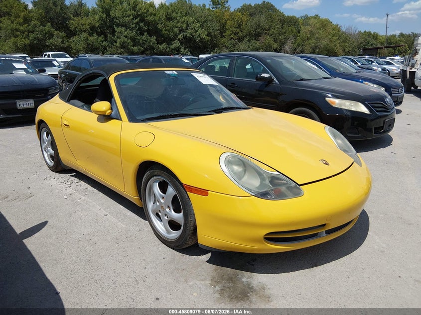 1999 Porsche 911 VIN WP0CA2990XS652302 IAAI salvage auction — THEFT, Clear (Florida), sold $5,600 on 2026-08-10 (photo 1)