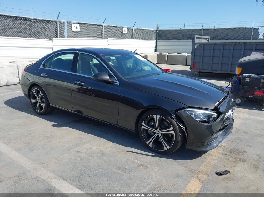 2023 Mercedes-benz C class VIN W1KAF4GBXPR102533 IAAI salvage auction — FRONT END, Wait Title, sold $16,100 on 2026-09-05 (photo 1)