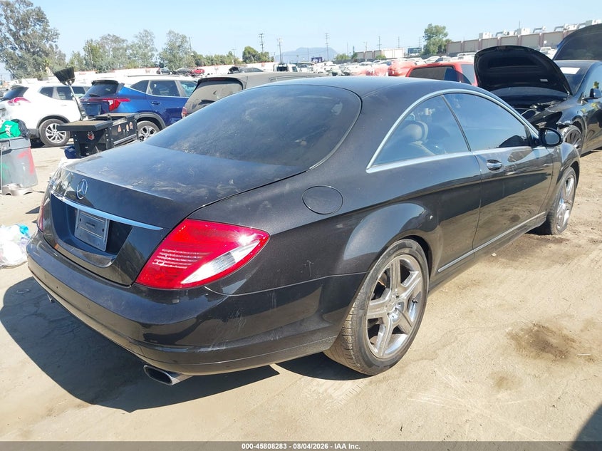 2007 Mercedes-benz Cl-class VIN WDDEJ71X47A001556 IAAI salvage auction — NORMAL WEAR, Clear - Dealer Only (California), sold $575 on 2026-08-12 (photo 4)