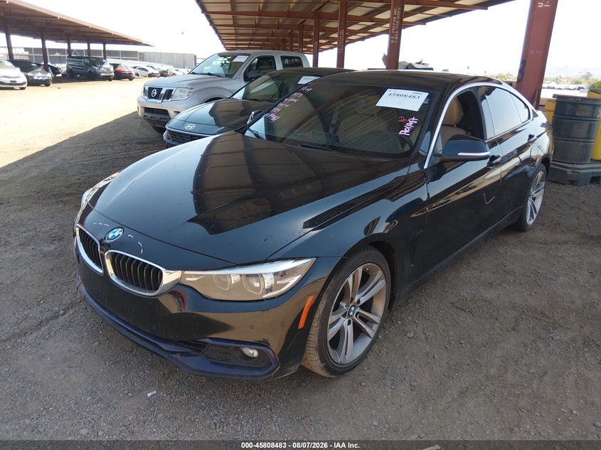 2019 BMW 4er VIN WBA4J1C52KBM13134 IAAI salvage auction — SIDE, Salvage (Arizona), sold $3,350 on 2026-08-16 (photo 2)
