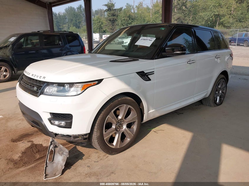 2015 Land rover Range rover sport VIN SALWR2VF3FA618949 IAAI salvage auction — FRONT END, Salvage Title, sold $6,000 on 2026-09-12 (photo 2)