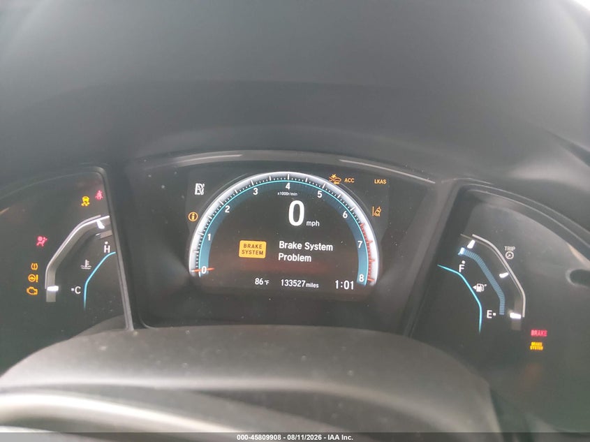 2019 Honda Civic VIN SHHFK7H38KU401245 IAAI salvage auction — FRONT END, Salvage (Arizona), sold $1,775 on 2026-09-22 (photo 7)