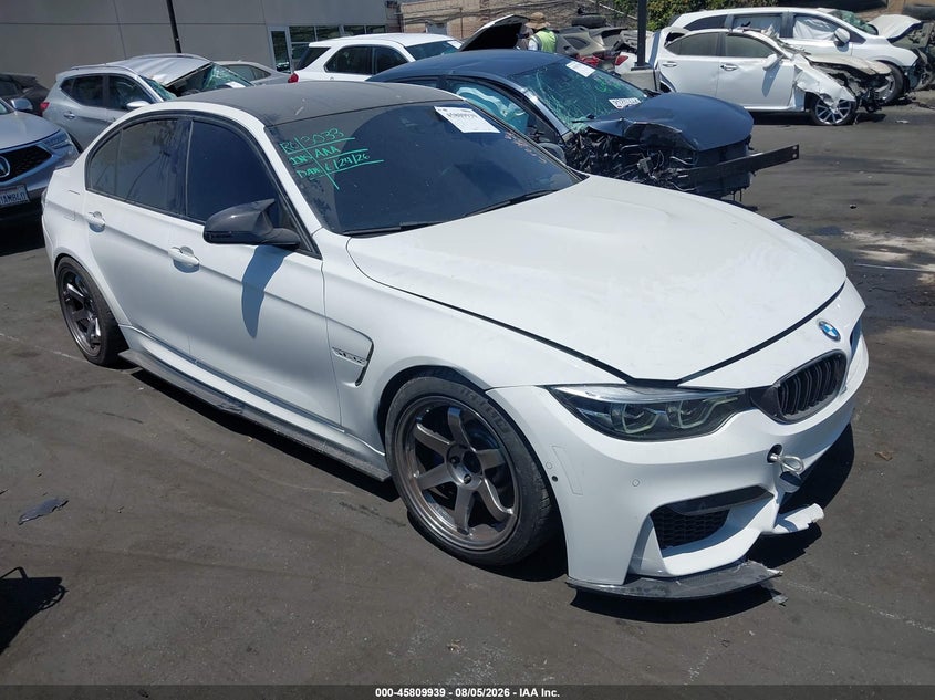 2018 BMW M3 VIN WBS8M9C59J5L00569 — IAAI salvage auction photo