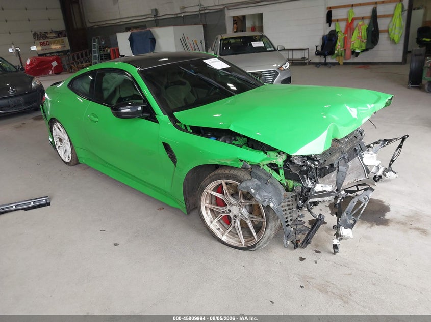 2023 BMW M4 VIN WBS43AZ06PCM45345 — IAAI salvage auction photo