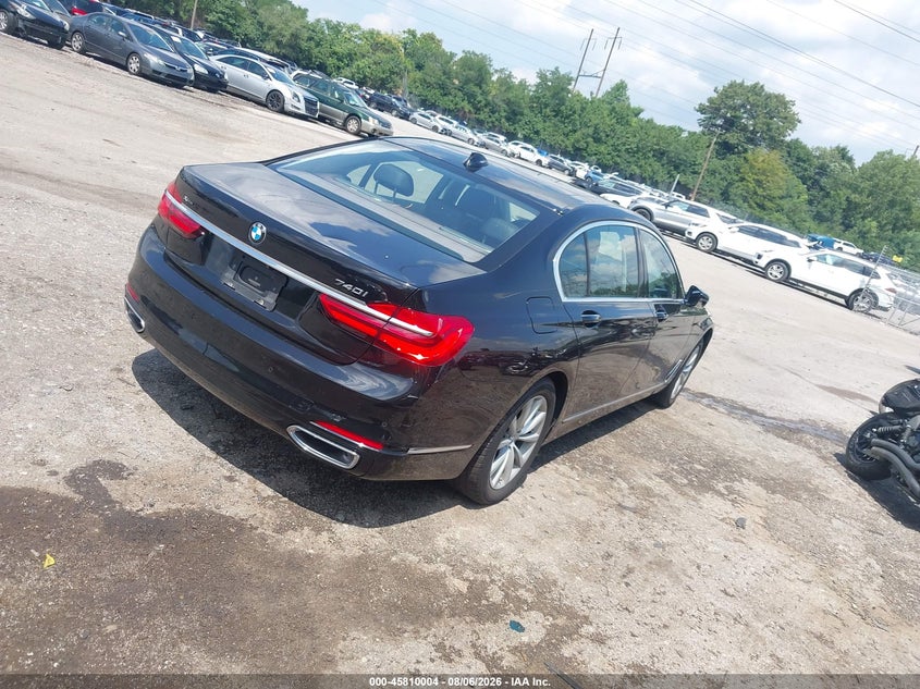 2019 BMW 7er VIN WBA7E4C56KGV28373 IAAI salvage auction — FRONT END, Salvage Title, sold $1,050 on 2026-08-21 (photo 4)