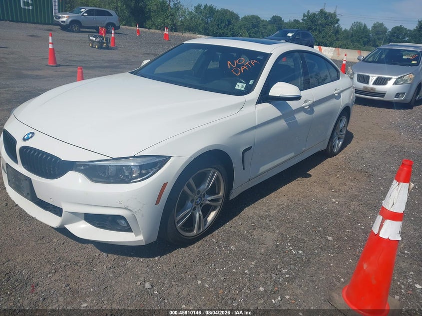 2018 BMW 4er VIN WBA4J7C55JBH15490 IAAI salvage auction — NORMAL WEAR, Salvage Title, sold $2,550 on 2026-08-18 (photo 2)