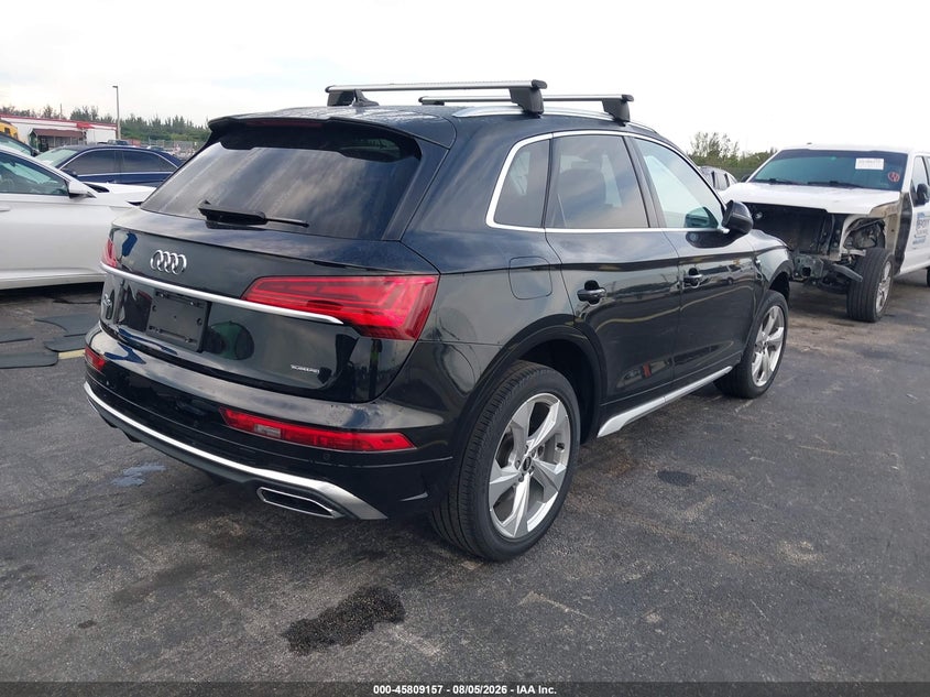 2023 Audi Q5 VIN WA1EAAFY7P2197313 IAAI salvage auction — SIDE, Wait Title, sold $15,900 on 2026-09-06 (photo 4)