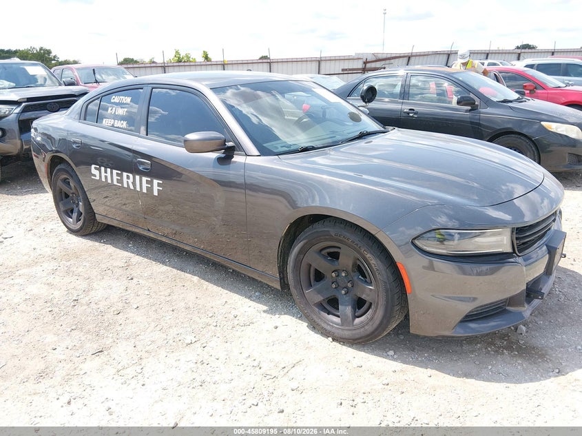 2021 Dodge Charger VIN 2C3CDXAT0MH523060 IAAI salvage auction — LEFT SIDE, Salvage Title, sold $5,800 on 2026-09-11 (photo 1)