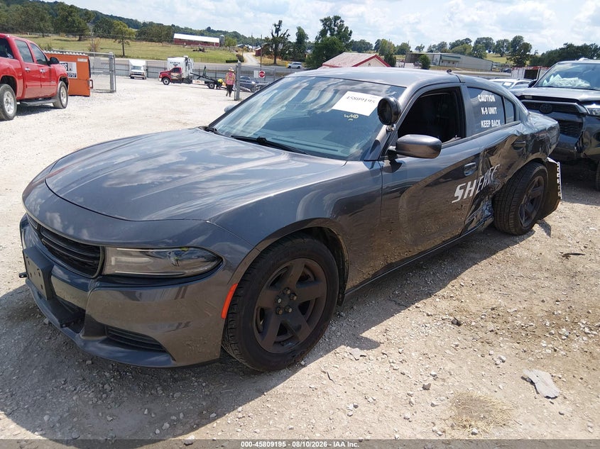 2021 Dodge Charger VIN 2C3CDXAT0MH523060 IAAI salvage auction — LEFT SIDE, Salvage Title, sold $5,800 on 2026-09-11 (photo 2)