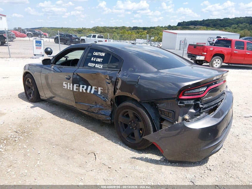 2021 Dodge Charger VIN 2C3CDXAT0MH523060 IAAI salvage auction — LEFT SIDE, Salvage Title, sold $5,800 on 2026-09-11 (photo 3)