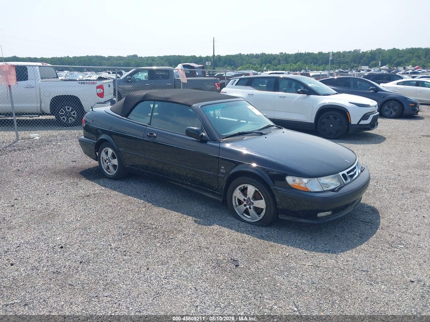 2002 Saab 9-3 VIN YS3DF75K427012528 IAAI salvage auction — NORMAL WEAR, Clear (Delaware), sold $650 on 2026-08-17 (photo 1)